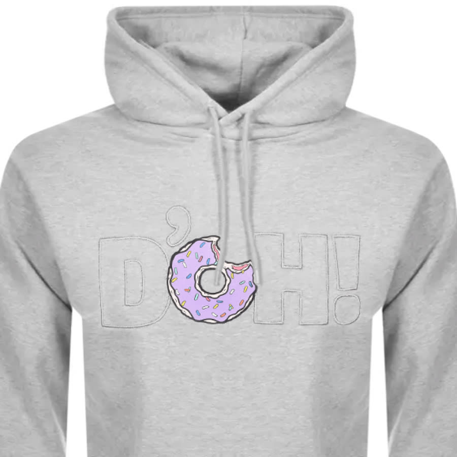 Alternative Image for Productadidas Originals X The Simpsons DOH Hoodie Grey2